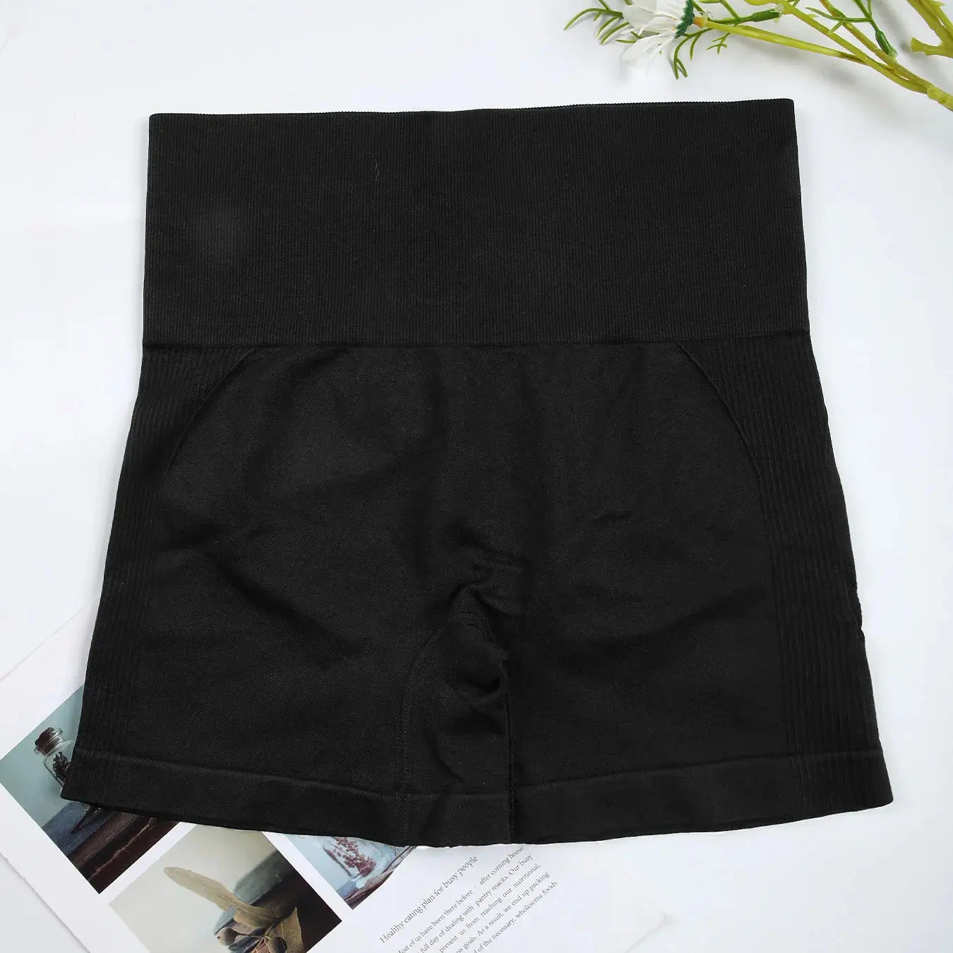 Women Fitness Shorts High Waist Workout Hip Lifting Leisure Shorts Leggings Yoga Gym Running Short Pants Sportswear - Lady T Fashions