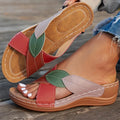 Women's Sandals Comfortable Wedges Heels Sandals Summer 2025 Shoes Woman Heeled Slippers Women Summer Footwear Chaussures Femme - Lady T Fashions