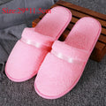 1Pair Winter Warm plush Slippers for Women Men Home shoes Nonslip Slides Fluffy Slippers Couple Indoor Bedroom House Slippers Lady T Fashions