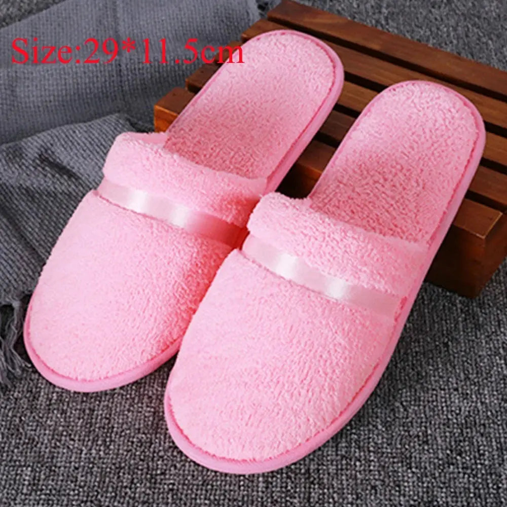 1Pair Winter Warm plush Slippers for Women Men Home shoes Nonslip Slides Fluffy Slippers Couple Indoor Bedroom House Slippers Lady T Fashions