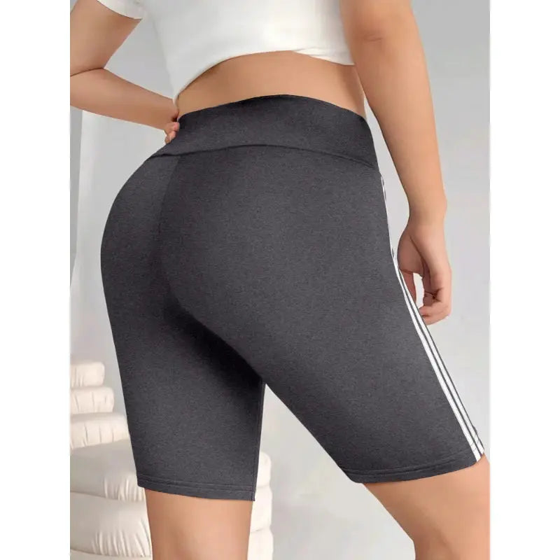 Women's Shorts Simple Versatile Straight Casual Solid Colour Trousers Street Fitness Can Wear Female Sports Five Pants - Lady T Fashions