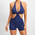 Women Bodysuits Sexy Short Backless Sports Suit Scrunch Raises Ass Suit Women Romper Gym Set Whole Fitness Suit Workout Female - Lady T Fashions