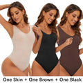 Seamless Shapewear Bodysuit for Women Body Shaper Thong Body Shaping Sculpting Breast Slimming Wide Shoulder Straps Shapers New - Lady T Fashions