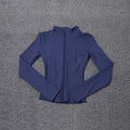 Women Sport Jacket Long Sleeve Shirt Workout Coat Gym Training Clothing Yoga Sportswear - Lady T Fashions