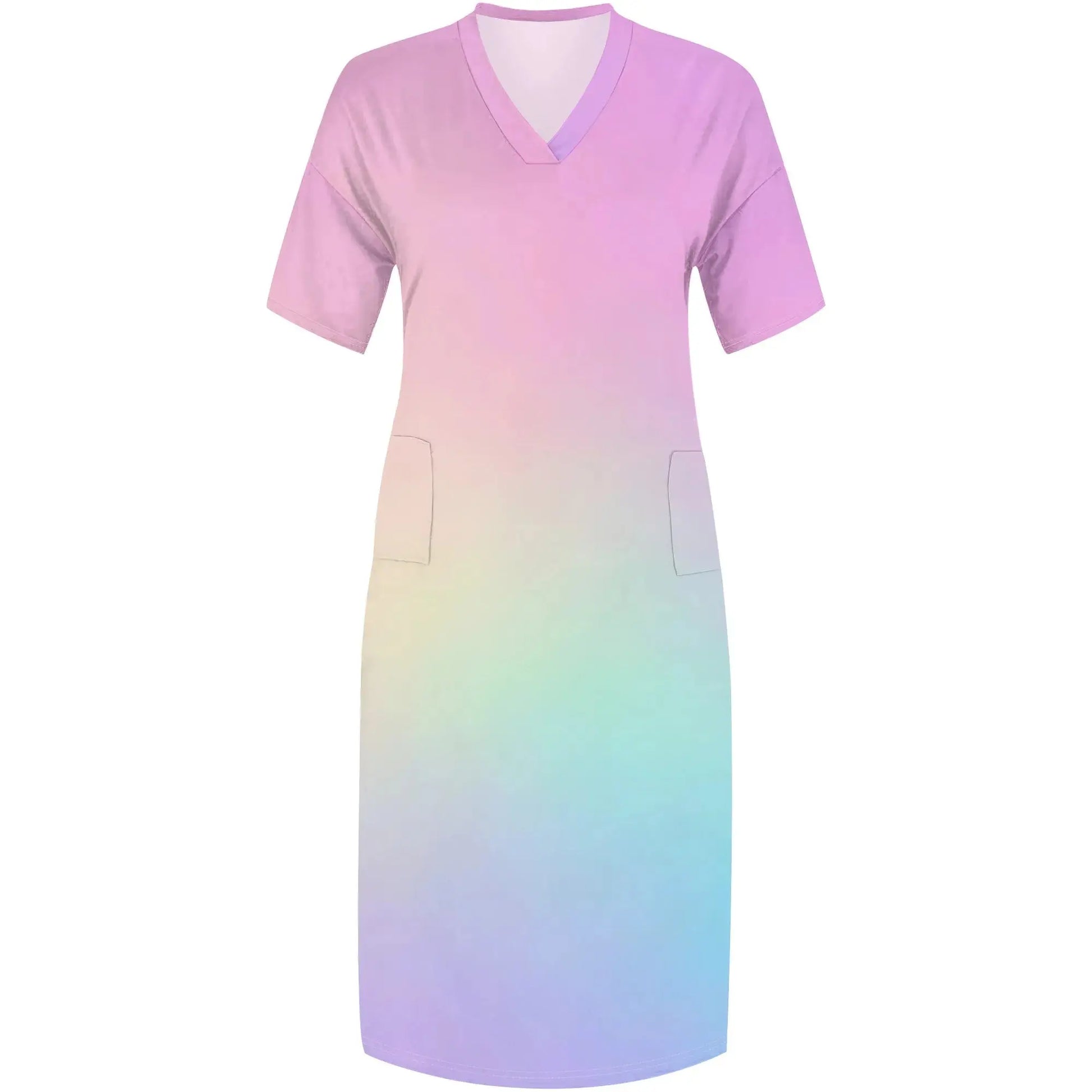 Women's Casual Dresses Short Sleeve T Shirt Midi Fitted Dress Boho Outfits for Women - Lady T Fashions