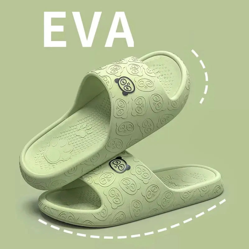 Eva Soft Sole Chunky Platform Slippers Women 2024 Summer Thick Sole Cloud Slides Beach Sandals Woman Non-Slip Outdoor Flip Flops Lady T Fashions