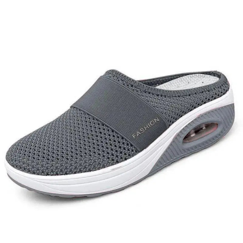 Shoes Air Women Walking Cushion Slip-On  Orthopedic Diabetic Ladies Platform Mules Mesh Lightweight Slipper Wedge Female Sneaker Lady T Fashions