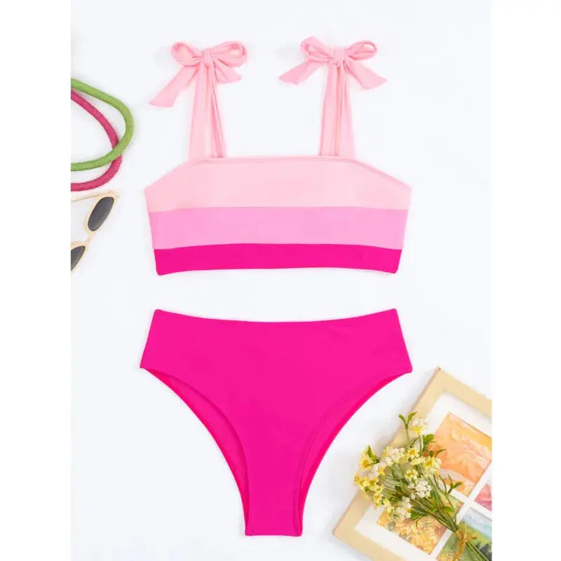 Pink Sexy Bikinis 2025 Swimsuits Women Swimwear Push Up Female Beach Swim Wear Bathing Suits Brazilian Bikini Set Pool Bather - Lady T Fashions
