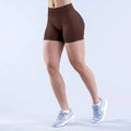 DFY Impact Summer High Waisted Yoga Shorts Sportswear Woman Gym Fashionable Sexy Running Fitness Pants Solid Color Yoga Leggings - Lady T Fashions