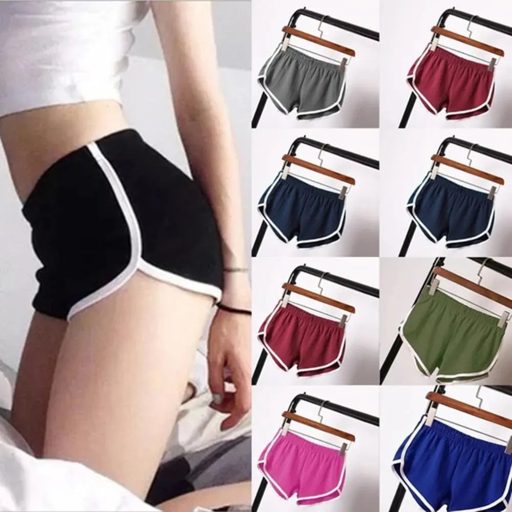Sports Shorts Women Casual Fitness Shorts Cycling Running Wearing Causal Thin Anti-Walking Gym Yoga Hot Pants Bottoms Mujer - Lady T Fashions