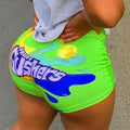 Women Hot Sale Printed Shorts Summer Casual High Waist Motorcycle Shorts Sports Fitness Shorts Dropshipping - Lady T Fashions