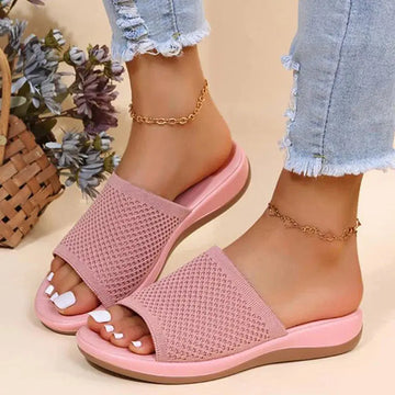 Fashion Women Summer Sandals Shoes Wedge Sandals Ladies Soft Slip On Women's Sandals Elegant Sandalias Mujer Female Footwear - Lady T Fashions