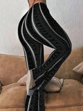 Women Pants Retro Print Flared Leggings Sexy Slim Fit Casual Pants Street Style 2025 Spring Summer Fashion Long Trousers - Lady T Fashions