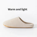 Unisex Home Slippers Soft Fur Slippers Warm Indoor Flat Slides Nonslip Couples Shoes Bedroom Light Slience Flats Autumn&Spring Lady T Fashions