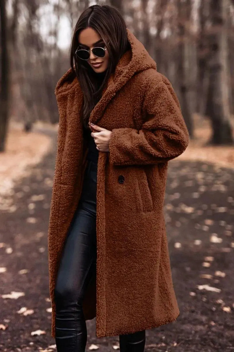 Jackets for Women Autumn and Winter Fashion Long Sleeve Tweed Coat for Women - Lady T Fashions