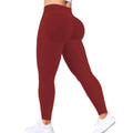 Seamless Women Solid Waist Yoga Pants Three-section Waist Sexy Hip-lifting Tight Sports Pants Fitness Exercise Yoga Pants - Lady T Fashions