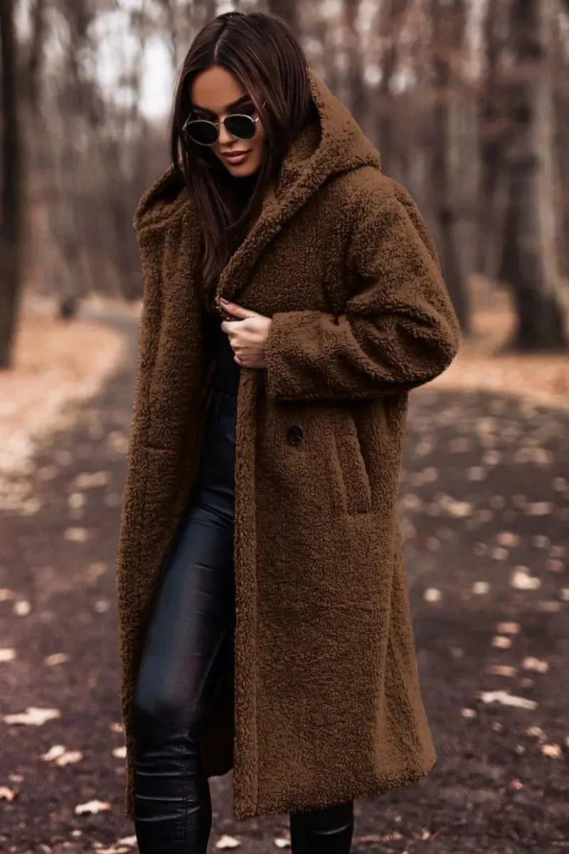 Jackets for Women Autumn and Winter Fashion Long Sleeve Tweed Coat for Women - Lady T Fashions
