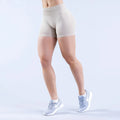 DFY Impact Summer High Waisted Yoga Shorts Sportswear Woman Gym Fashionable Sexy Running Fitness Pants Solid Color Yoga Leggings - Lady T Fashions