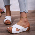 New Shoes Sandals Women Summer Retro Women Shoe Slides Walking Shoes Wedge Ladies Shoes Casual Footwear Women Slippers Female Lady T Fashions