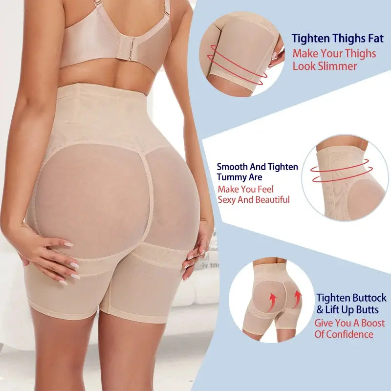 Shapewear for Women Tummy Control High Waisted Body Shaper Shorts Shapewear Girdles Thigh Slimmer Underwear Shaping Panties - Lady T Fashions