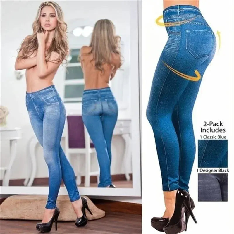 Womens leggings Fitness Leggings High Elastic Butt Liftting Yoga Pants High Waist Gym Trainning Print Tight - Lady T Fashions