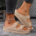 Summer Women's Platform Shoes Open Toe Flats Women's Slippers Outdoor Plus Size Casual Slippers for Women Zapatos Mujer Lady T Fashions