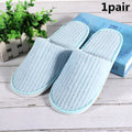 3/1 Pairs/Set Non-slip Travel Hotel Slippers Winter Warm Home Indoor Guest Slippers High Quality Disposable Closed Toe Slippers Lady T Fashions