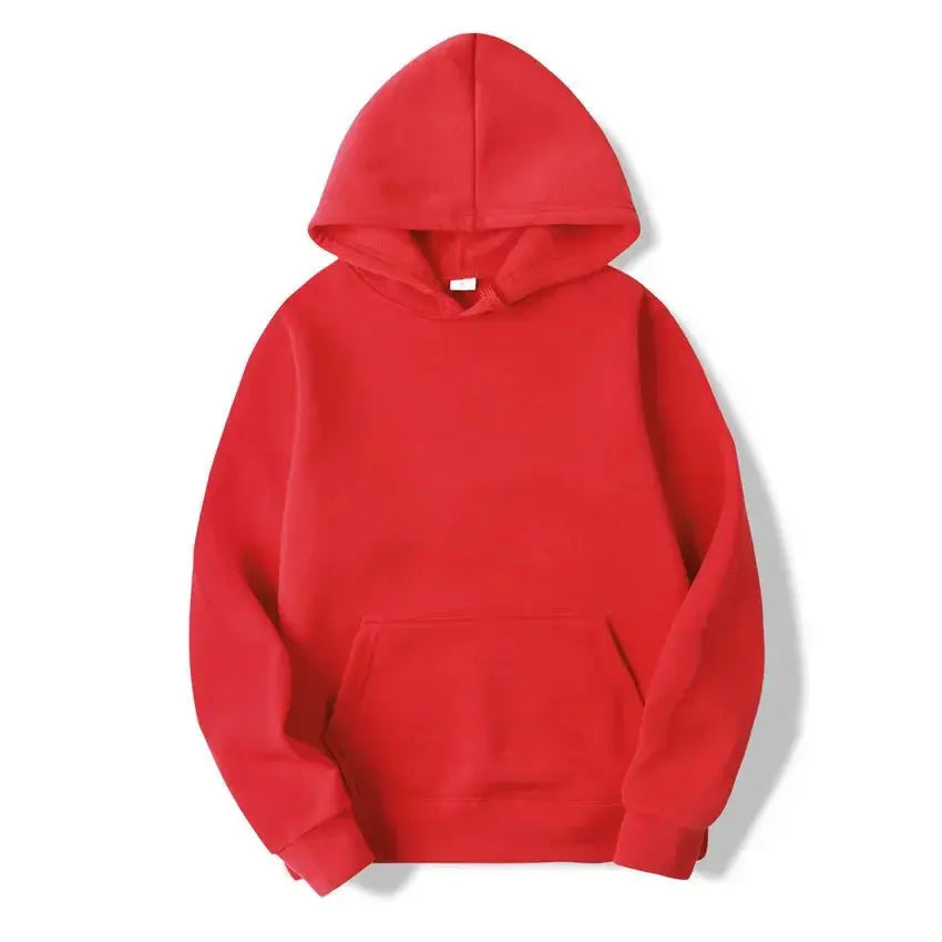 Men's Women's Hoodies Spring Autumn Winter Casual Hoodies Sweatshirts Unisex Tops Solid Color Hoodie Sweatshirt Male - Lady T Fashions
