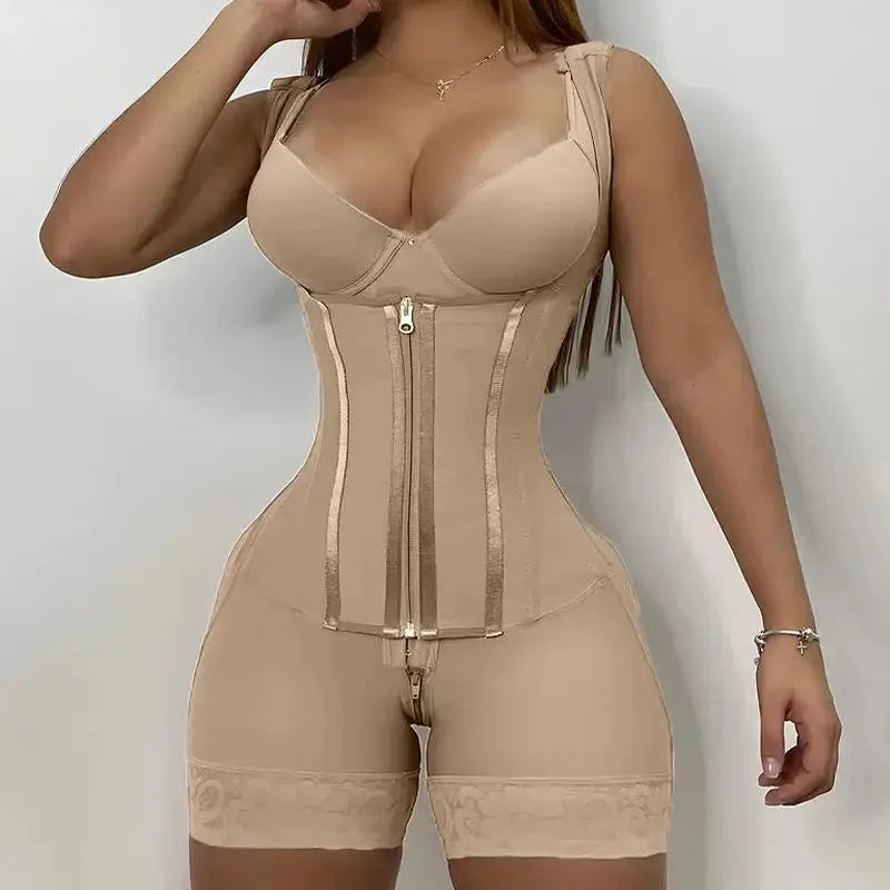 Women High Compression Girdle Shaper Postpartum Belly flat Sheath Waist Trainer  Colombia Abdomen Control Shapewear - Lady T Fashions