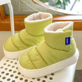 Couple Cotton Shoes Waterproof Snow Boots Plush Warm Winter Boots Comfort Home Slippers for Men Outdoor Platform Cotton Slippers Lady T Fashions