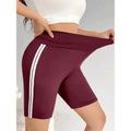 Women's Shorts Simple Versatile Straight Casual Solid Colour Trousers Street Fitness Can Wear Female Sports Five Pants - Lady T Fashions