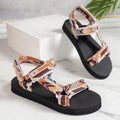 Women Shoes Thick soled Beach Sandals Outdoor fashion Slippers Large Size Casual comfortable Sandals 2024 Summer Flat Lady T Fashions