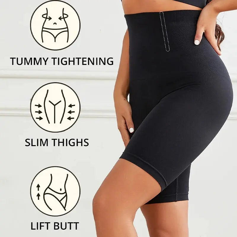 Shapewear for Women High Waist Trainer Panties Tummy Control Hip Butt Lifter Shorts Slimming Sheath Ladies Mid Thigh Body Shaper - Lady T Fashions
