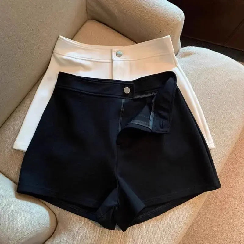 Women Shorts Black pants Women Harajuku Elegance High Waisted A Line Slim Casual Hot Girl Sexy Shorts biker shorts women - Lady T Fashions