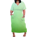 Women's Casual Dresses Short Sleeve T Shirt Midi Fitted Dress Boho Outfits for Women - Lady T Fashions