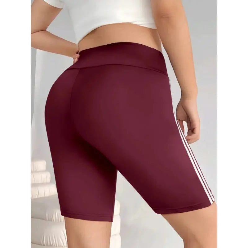 Women's Shorts Simple Versatile Straight Casual Solid Colour Trousers Street Fitness Can Wear Female Sports Five Pants - Lady T Fashions