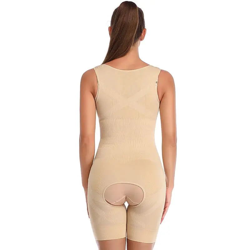 Shapewear Women Full Body Shaper Slimming Bodysuit Open Crotch Corset Waist Trainer Shaping Underwear Butt Lifter Lingerie Fajas - Lady T Fashions