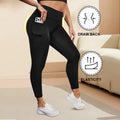 Women's High-Waisted Yoga Pants Plus Size Butt-Lifting Workout Leggings with Pockets Elastic Activewear for Gym & Running - Lady T Fashions