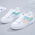 Casual Sports Shoes Spring and Autumn Fashion New Comfortable Round Toe Thick-soled Breathable Sports Shoes with Random Letters on the Upper Lady T Fashions