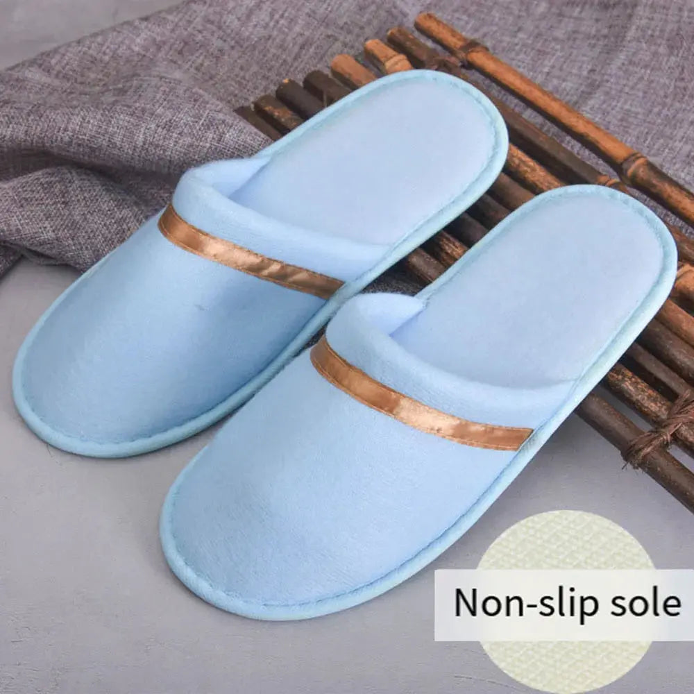 1Pair Winter Warm plush Slippers for Women Men Home shoes Nonslip Slides Fluffy Slippers Couple Indoor Bedroom House Slippers Lady T Fashions
