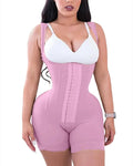 Women's  A Comfy Shaping Jumpsuit Flatten Abdomen Waist and Hips Zip Front Closure Shapewear Firm Tummy Compression Butt Lifter - Lady T Fashions