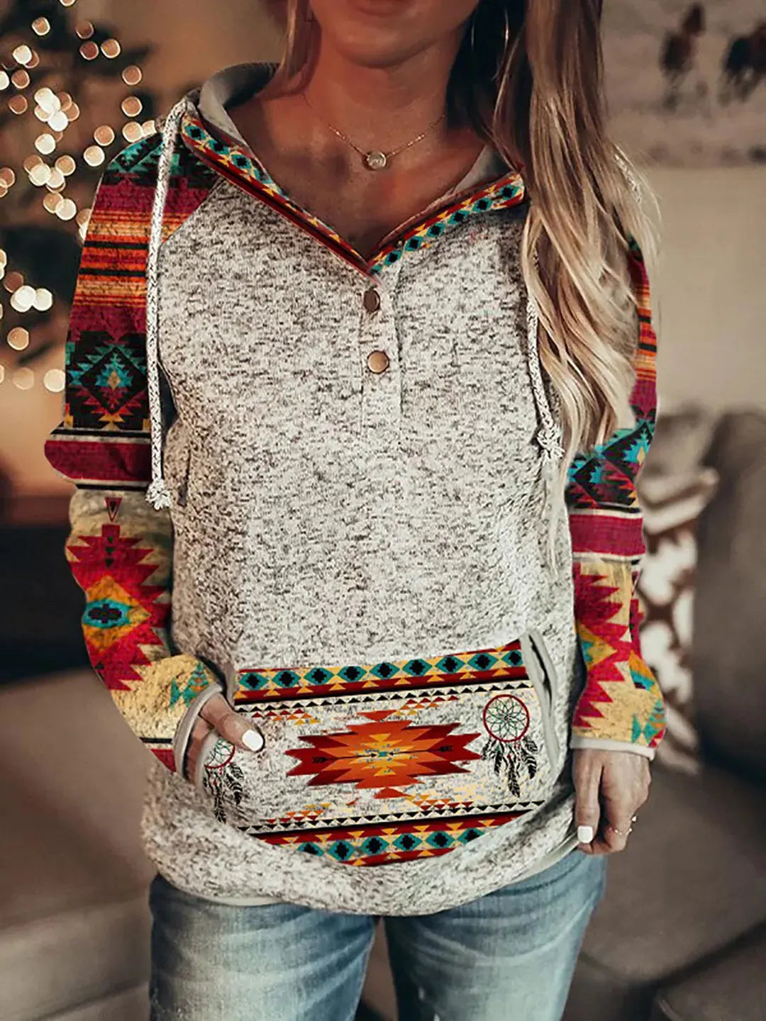 Wolf Hoodie Women Fashion Oversized Hoodies Vintage Sweats Girls Coat Women Sweatshirt Coat Hooded Pullover Owl Tracksuit Autumn - Lady T Fashions
