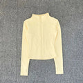 Women Sport Jacket Long Sleeve Shirt Workout Coat Gym Training Clothing Yoga Sportswear - Lady T Fashions