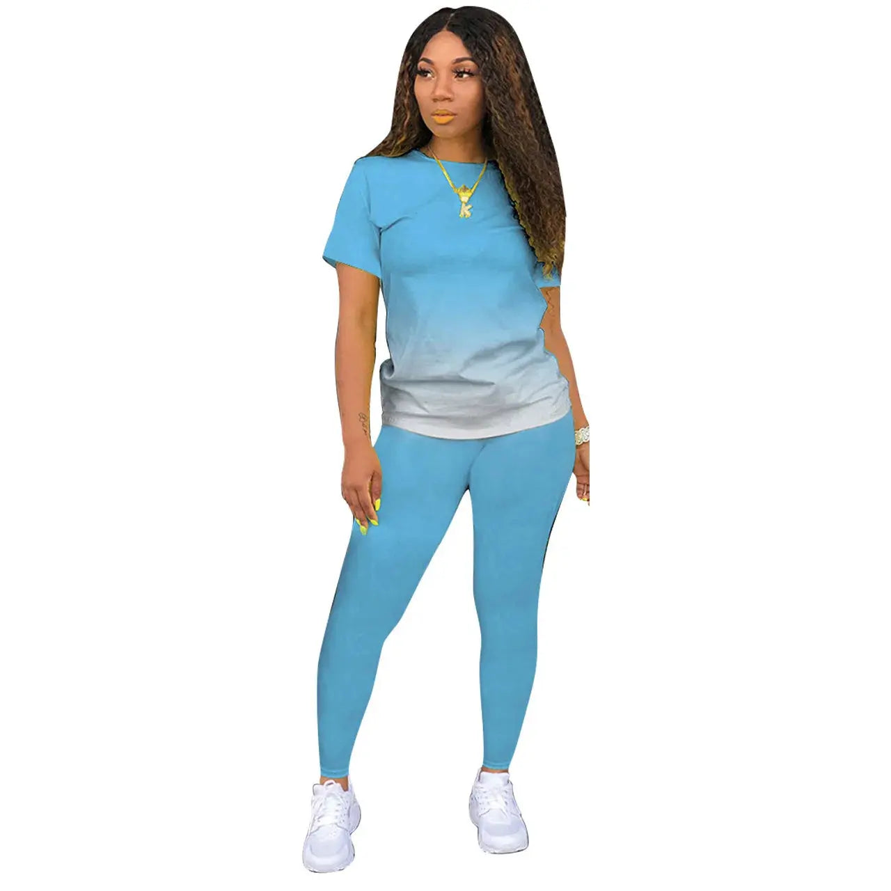 New Two Piece Set Women Tracksuits Sets Brand Printed Hoodie Pants Sweatshirt Set Sports Suit For Women Clothing - Lady T Fashions
