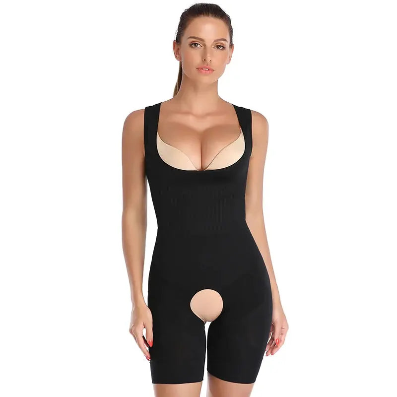 Shapewear Women Full Body Shaper Slimming Bodysuit Open Crotch Corset Waist Trainer Shaping Underwear Butt Lifter Lingerie Fajas - Lady T Fashions