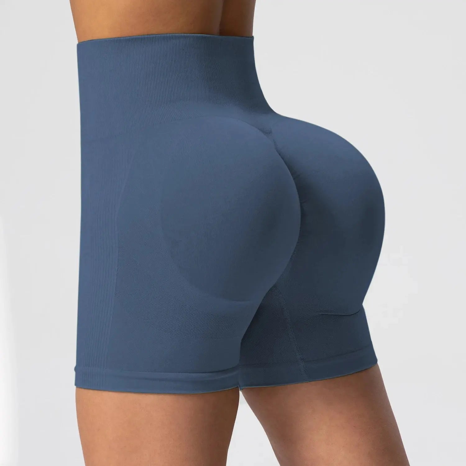 Women Fitness Shorts High Waist Workout Hip Lifting Leisure Shorts Leggings Yoga Gym Running Short Pants Sportswear - Lady T Fashions