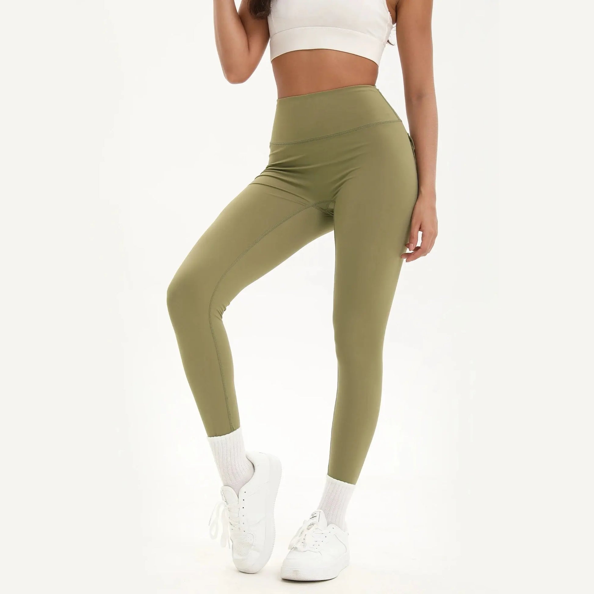 Women Yoga Legging trousers with pocket High Waist Fitness pants Cargo style Cycling Workout Gym Pants Breathable sports pants - Lady T Fashions