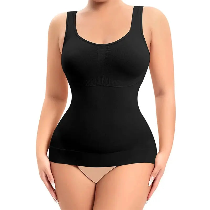 Shapewear for Women Tummy Control Waist Trainer Built-in Bra Shaping Tank Tops Slimming Body Shaper Compression Vest Underwear - Lady T Fashions