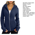Women Oversize Hoodies Sweatshirts Pullovers Hoodie Female Patchwork Sweatshirt Autumn Warm Hoody Zipper UP Tops S-3XL - Lady T Fashions