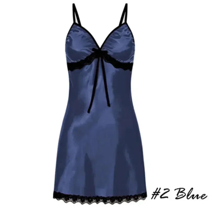 Women's Nightgown Sexy Sleepwear Silk Satin Nightwear Slip Dress Sleeveless Pajamas Sleepwear Plus Size Nightwear Comfortable - Lady T Fashions